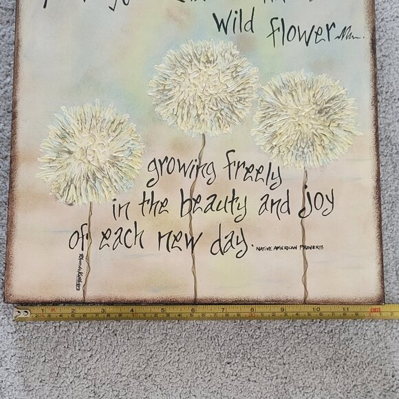 RHONDA KULLBERG Signed Hand Painted Inspirational Quotes Wall Art-Set of 4 - Picture 4 of 16